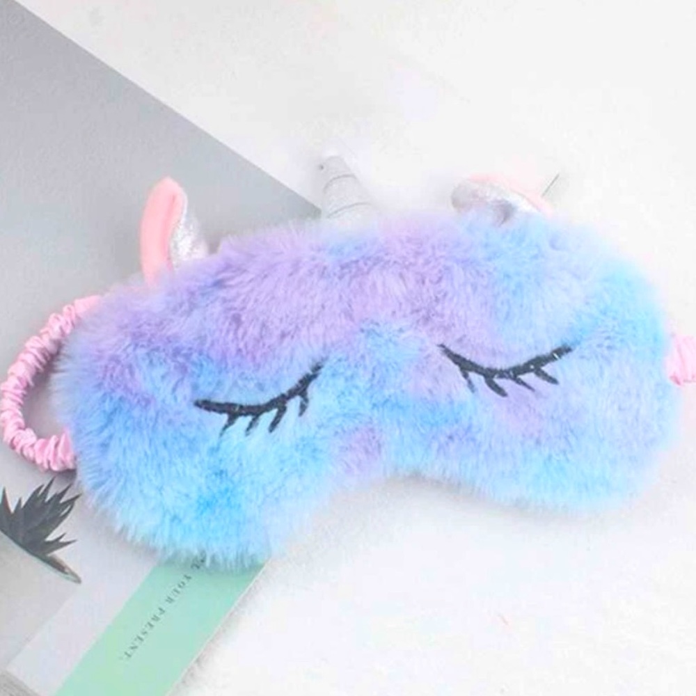 Unicorn Fluffy Eye Sleep Mask